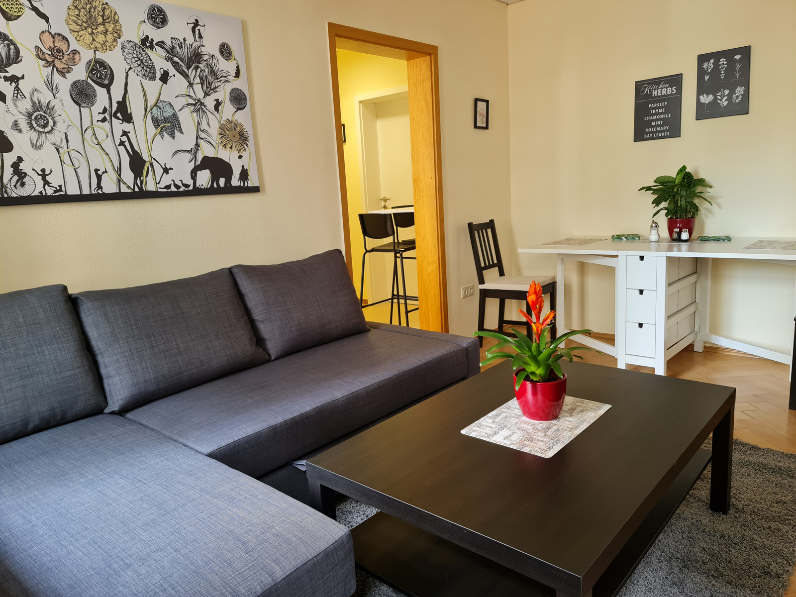 Wohn- und Essbereich Appartement 50